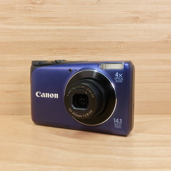 Canon PowerShot A2200 14.1MP Digital Camera / 4x Optical Zoom / Blue / Tested - Picture 1 of 9